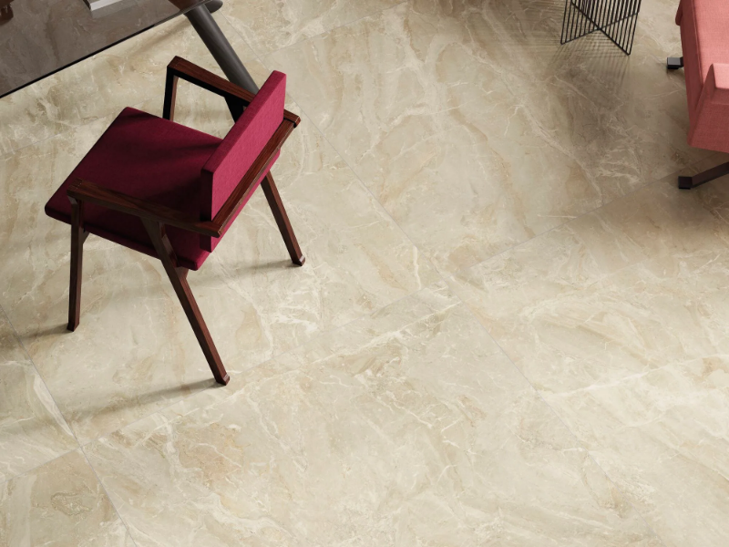 MARBLE LAB - BRECCIA SARDA - Porcelain stoneware wall/floor tiles with marble effect by Fiandre Architectural Surfaces