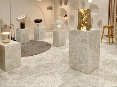 SNOW PULSAR - Porcelain stoneware wall/floor tiles with stone effect by Fiandre Architectural Surfaces