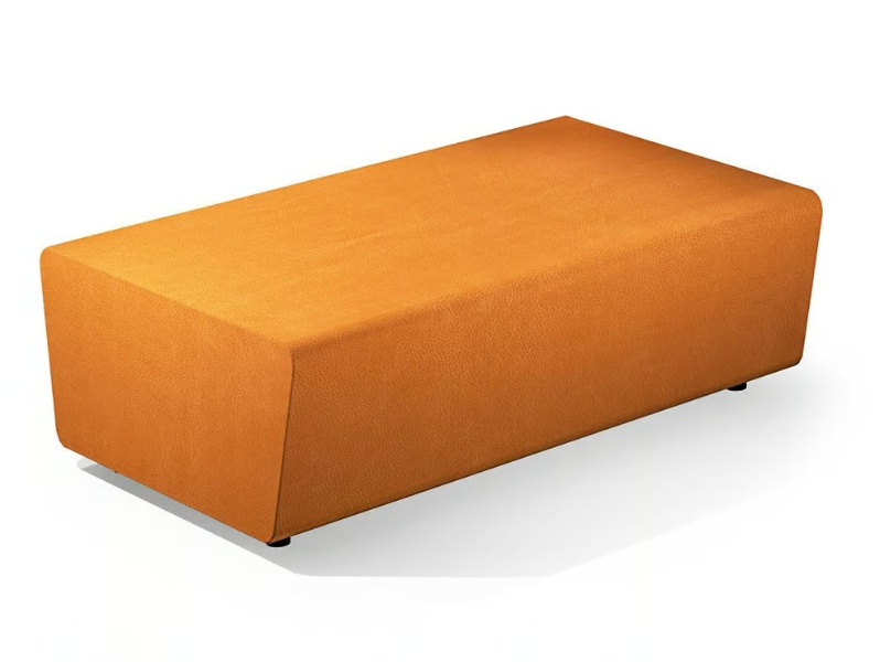 LINGOTTO - Rectangular Eco-leather pouf by FIT INTERIORS