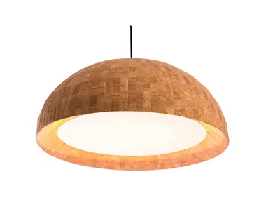 CHAMPAGNE - Cork pendant lamp by Flam & Luce