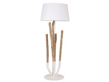 JOSS - Wooden floor lamp by Flam & Luce
