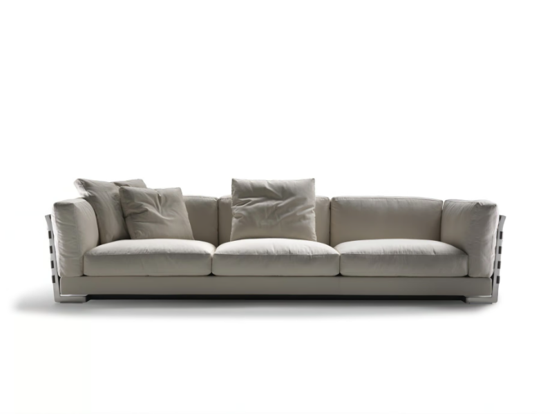 CESTONE - 3 seater fabric sofa by Flexform