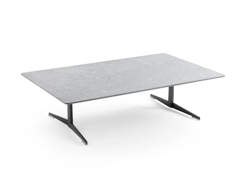 FLY - Rectangular stone coffee table by Flexform