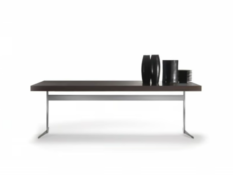 FLY - Rectangular wooden table by Flexform