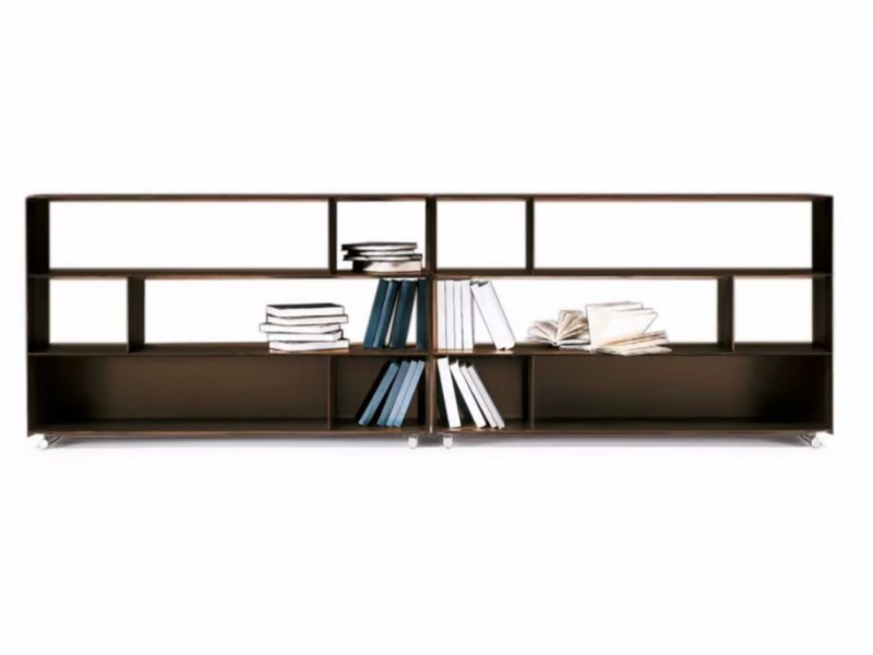 GROUNDPIECE - Open metal bookcase by Flexform