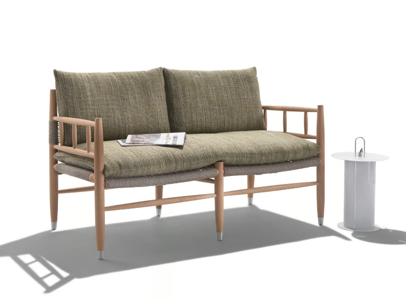 LEE OUTDOOR - Iroko garden sofa by Flexform