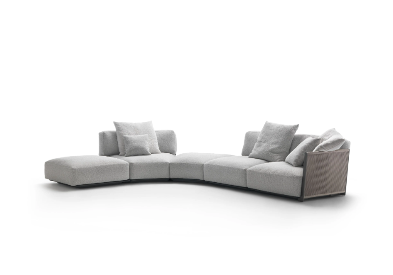 VULCANO OUTDOOR - Sectional fabric garden sofa by Flexform
