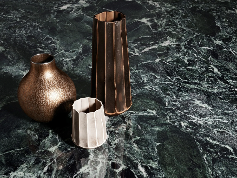 AOSTA GREEN MARBLE - Porcelain stoneware wall/floor tiles with marble effect by FMG