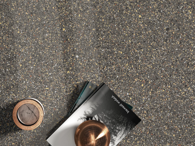 CORNARO - Indoor/outdoor porcelain stoneware wall/floor tiles with granite effect by FMG