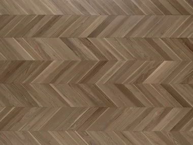 CHEVRON 45° FLOOR CA' BIASI - Walnut flooring by FOGLIE D'ORO