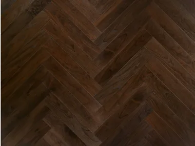 HERRINGBONE 90° FLOOR CA' DA PONTE - Walnut flooring by FOGLIE D'ORO