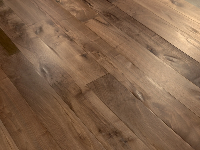 WOOD PLANKS FLOOR ANTIQUE CA' VENIER - Walnut flooring by FOGLIE D'ORO