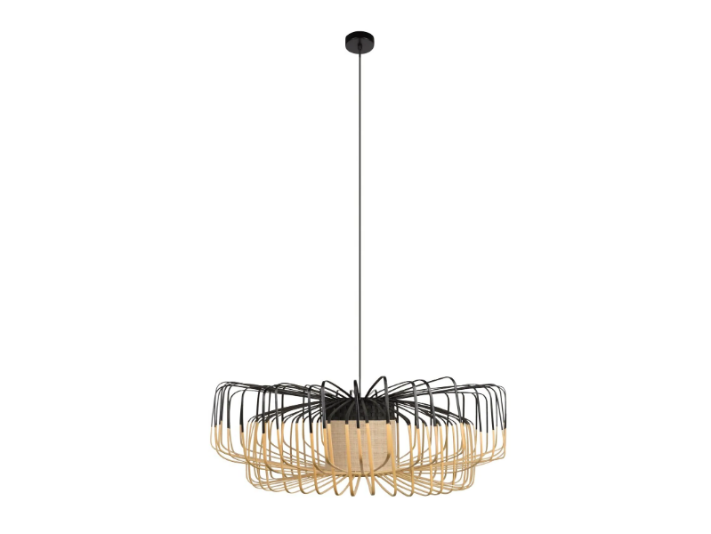 BAMBOO UP AND DOWN - Bamboo pendant lamp by Forestier