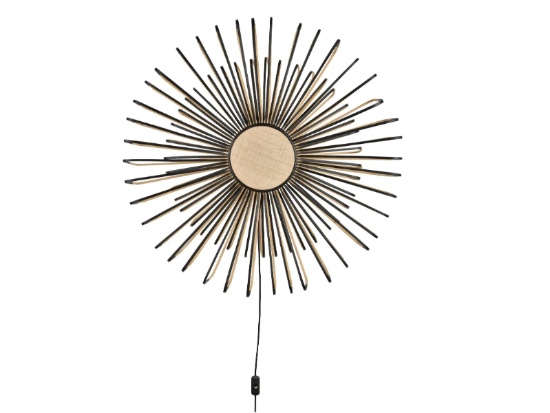BAMBOO XXL UP & DOWN - Bamboo wall lamp by Forestier