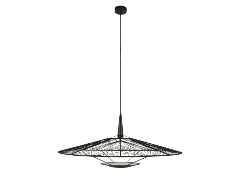 CARPA - LED direct-indirect light cotton pendant lamp by Forestier