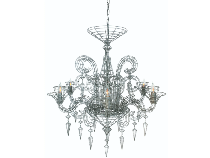 GLORIA - Metal chandelier by Forestier