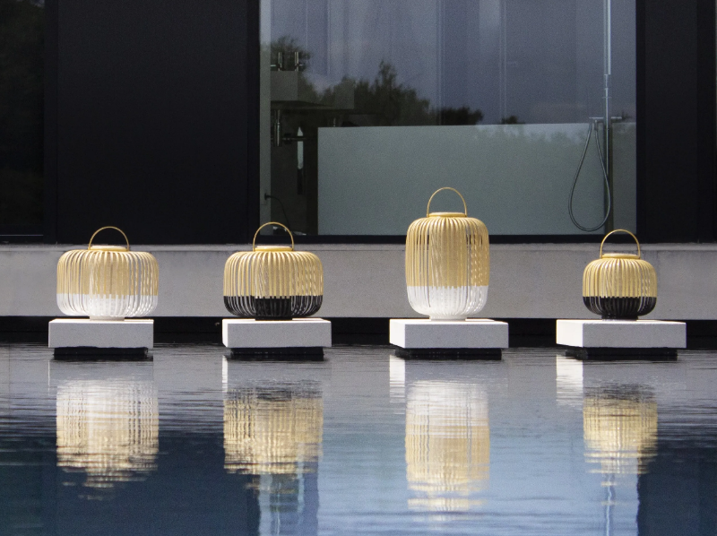 TAKE A WAY - Bamboo floor lamp by Forestier