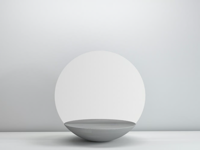 D30 - Double-sided cement mirror by Forma&Cemento