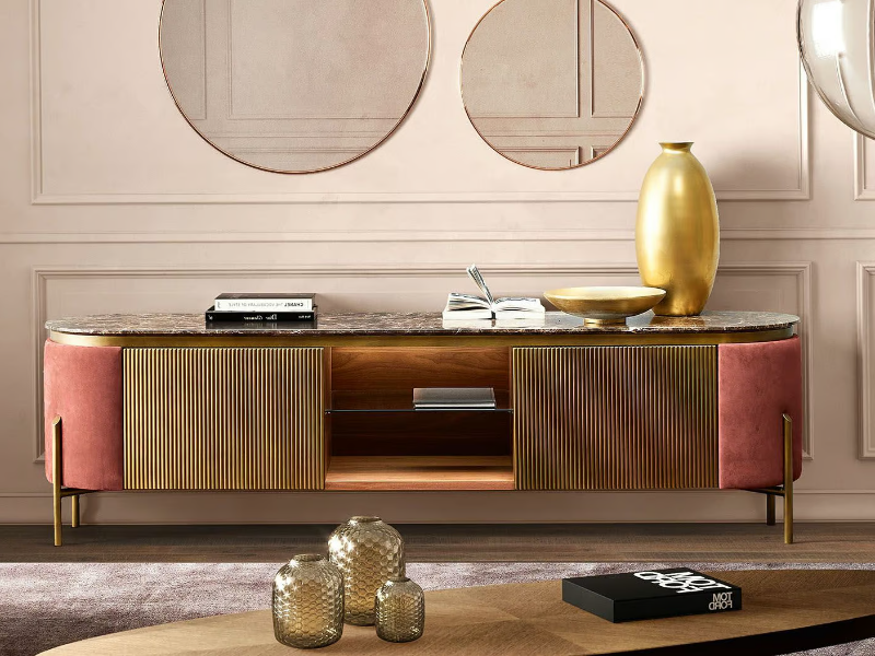 BRERA - TV cabinet with doors by Former In Italia