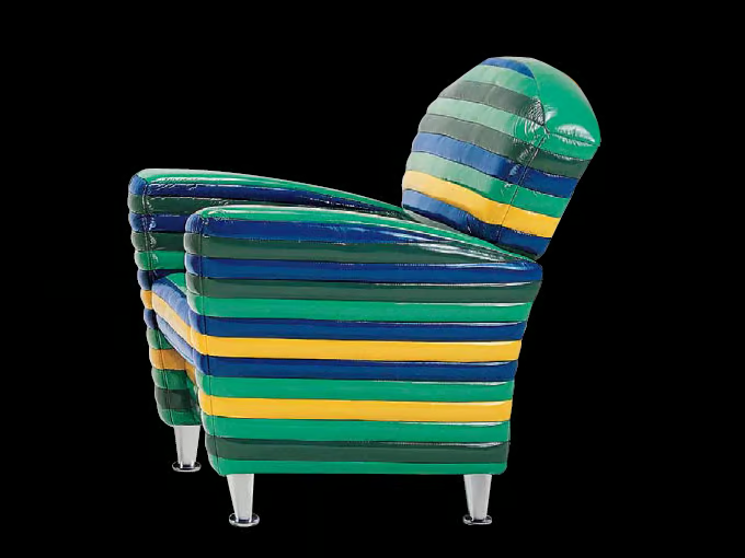 INDIAN KREEK - Upholstered armchair with armrests by formitalia luxury group