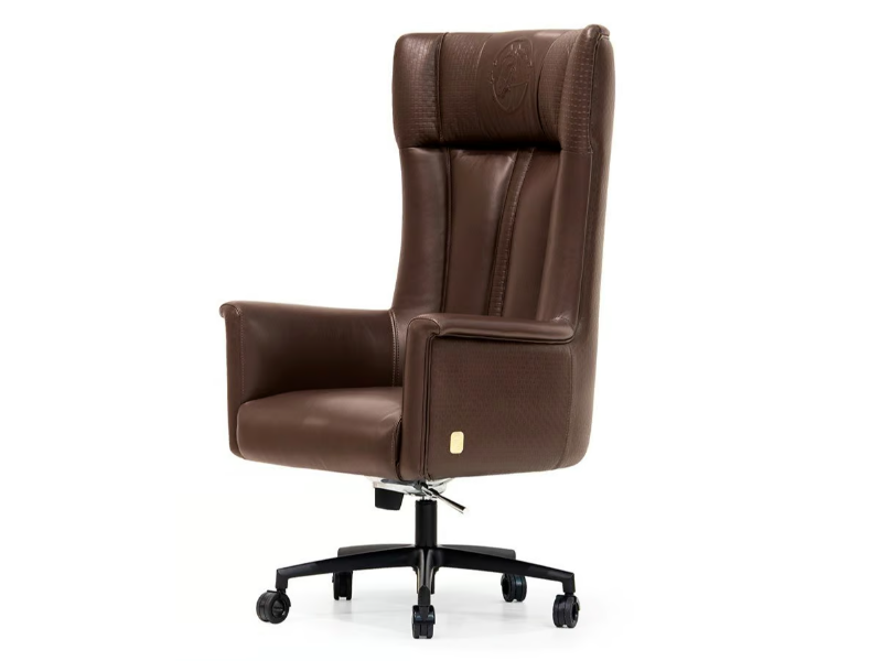 KOWLOON - Swivel leather executive chair by formitalia luxury group