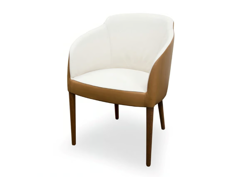 ROD - Upholstered Deerskin chair with armrests by formitalia luxury group