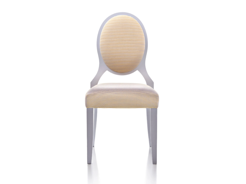 GIUBILEO - Upholstered stackable chair by Fornasarig