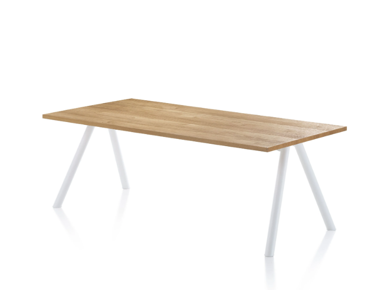 LINK - Rectangular oak table by Fornasarig