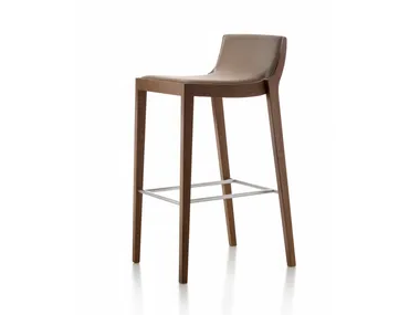 MOKA - Upholstered high stool by Fornasarig