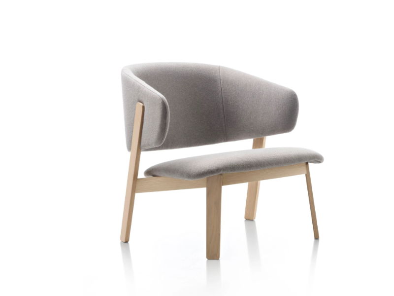 WOLFGANG - Upholstered fabric easy chair by Fornasarig