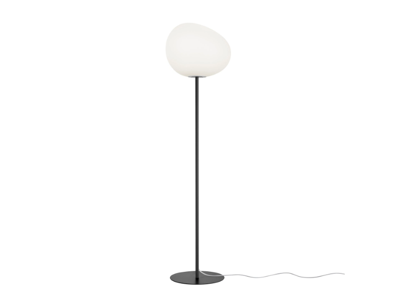 GREGG - Blown glass floor lamp by Foscarini
