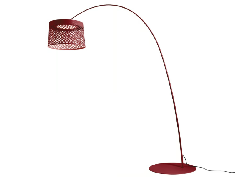 TWIGGY GRID - LED composite material Outdoor arc lamp by Foscarini