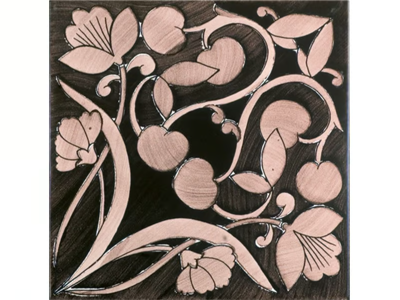 FIORI SCURI POLVICA MANGANESE - Ceramic wall tiles / flooring by FRANCESCO DE MAIO