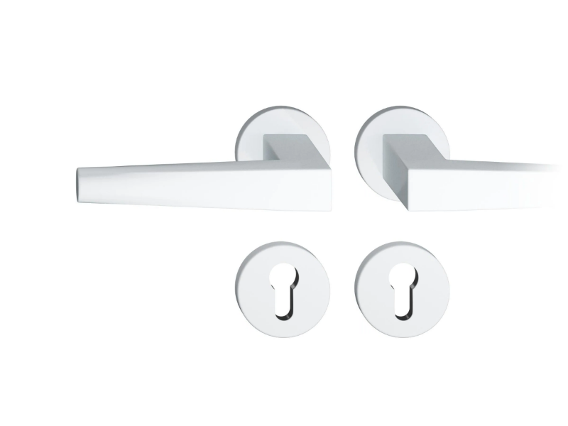 FSB 12 1241 - Aluminium door handle with lock by FSB