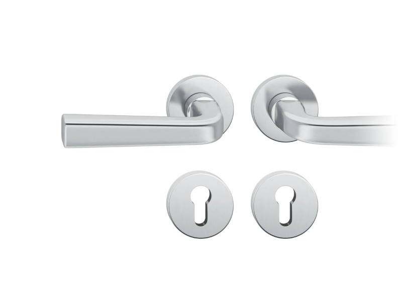 FSB 12 1254 - Stainless steel door handle with lock by FSB