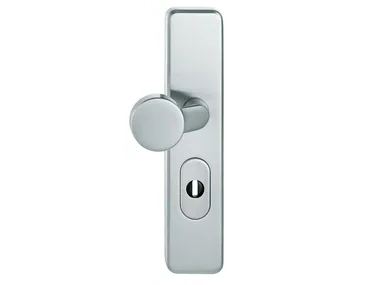 FSB 7379 - Door knob with lock on back plate by FSB