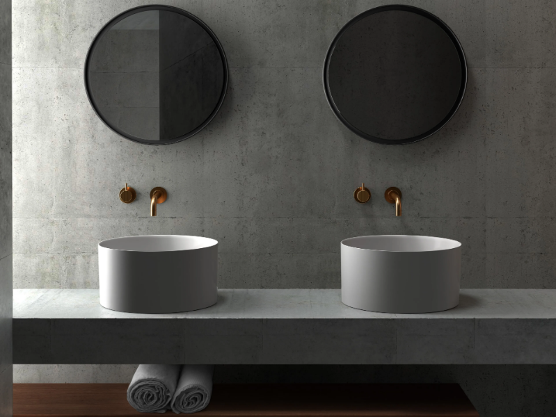 CORE20 - Round ceramic washbasin by GALASSIA