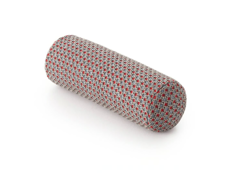 GARDEN LAYERS BLUE - Motif roll outdoor polypropylene cushion by GAN