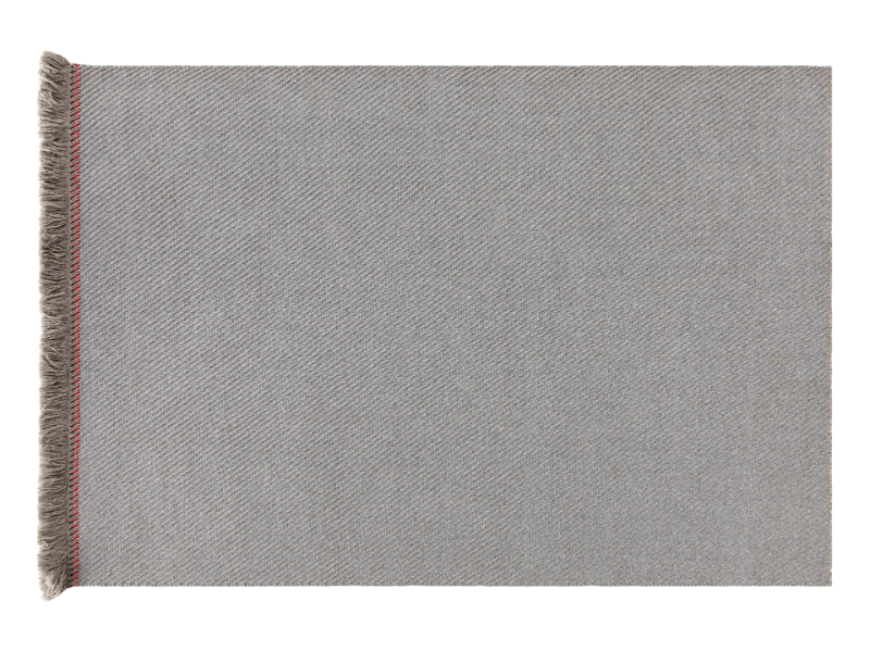 GARDEN LAYERS DIAGONAL. ALMOND BLUE/RED - Solid-color rectangular polypropylene outdoor rugs by GAN