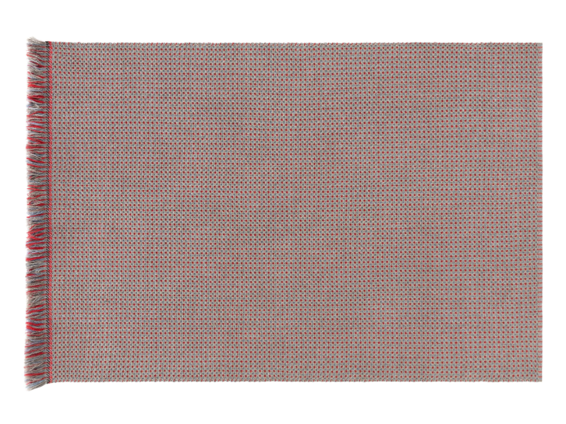 GARDEN LAYERS GOFRE. BLUE - Patterned rectangular polypropylene outdoor rugs by GAN