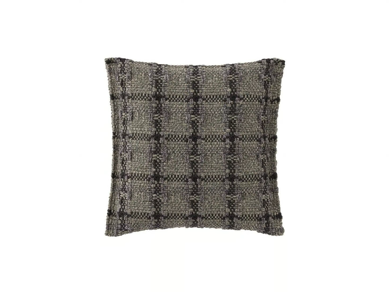 GARDEN LAYERS GREEN - Check square outdoor polypropylene cushion by GAN