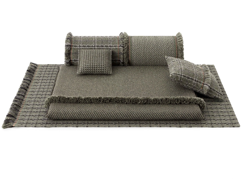 GARDEN LAYERS GREEN - Outdoor polypropylene garden small mattress by GAN