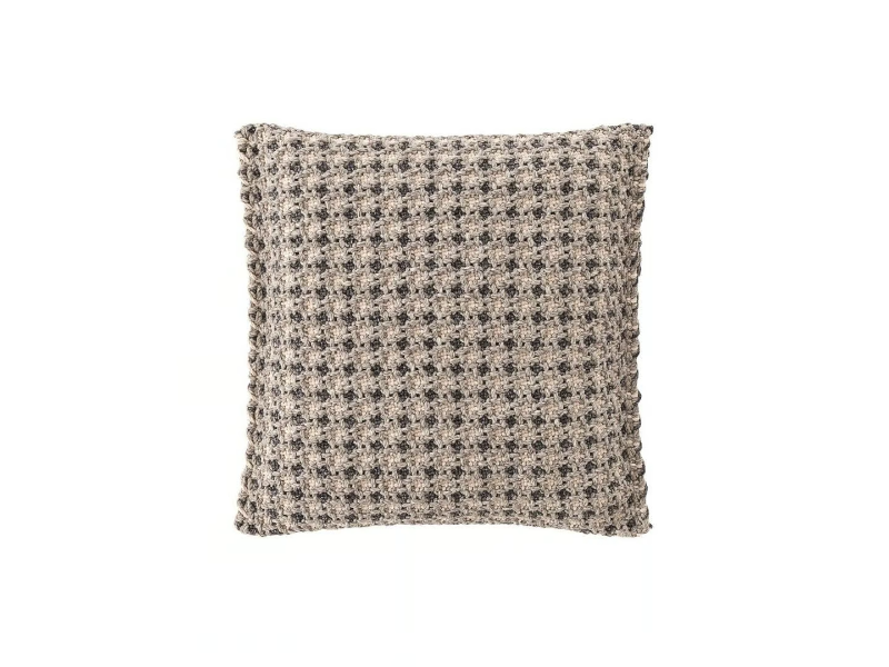 GARDEN LAYERS TERRACOTTA - Motif square outdoor polypropylene cushion by GAN