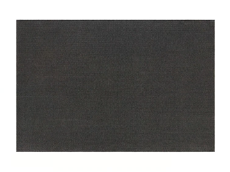 SALINE BLACK - Rectangular handmade recycled PET outdoor rugs by GAN