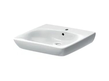 SELNOVA COMFORT - Vitreous China washbasin for disabled by Geberit