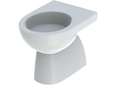 SELNOVA - Floor mounted Vitreous China toilet by Geberit