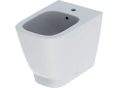 SMYLE SQUARE - Floor mounted Vitreous China bidet by Geberit