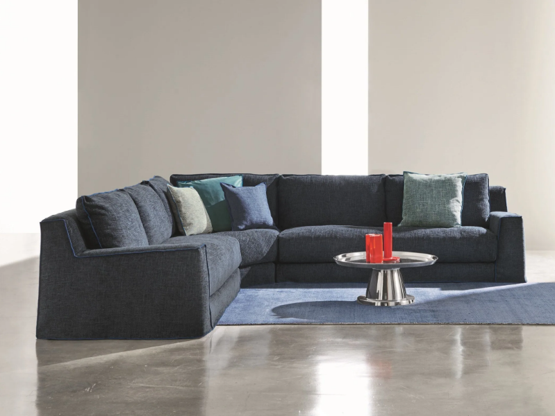 LOLL COMP. 06 - Corner sofa with removable cover by Gervasoni