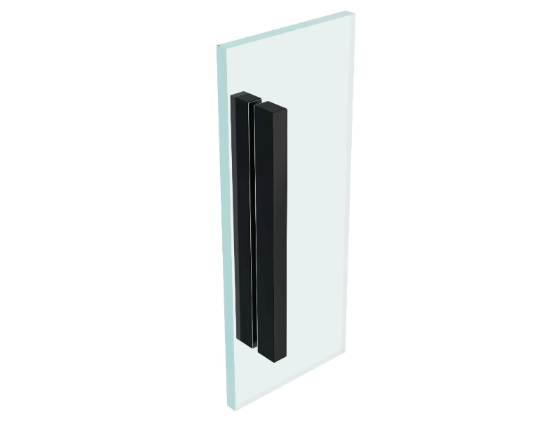 IPH02 - Self-adhesive aluminium glass door handles by GH ITALY