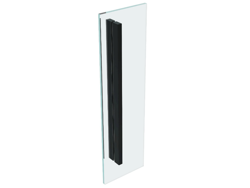 IPH03 - Self-adhesive aluminium glass door handle by GH ITALY